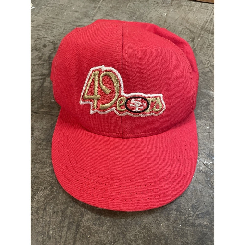 Vintage 49ers Snap Back Hat AJD Red San Francisco 1980's/1990's NFL Rare